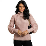 Blusa Feminina Gola Alta