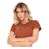 Blusa Feminina Gola Redonda