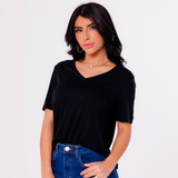 Blusa Feminina Gola V