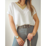 Blusa Feminina Larga Manga