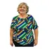Blusa Feminina Liganete Comprida Com Manga Plus Size M Ao G7