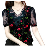 Blusa Feminina Linda Chiffon