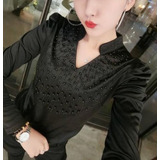 Blusa Feminina Linda Perolas