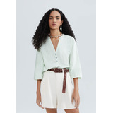 Blusa Feminina Listrada Manga