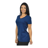 Blusa Feminina Longa Decote
