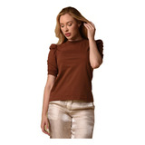 Blusa Feminina Manga Bufante