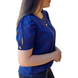 Blusa Feminina Manga Bufante