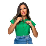 Blusa Feminina Manga Curta