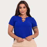 Blusa Feminina Manga Curta