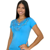 Blusa Feminina Manga Curta