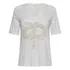 Blusa Feminina Manga Curta Listrada C/ Bordado Tam P