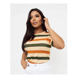 Blusa Feminina Manga Dobrada