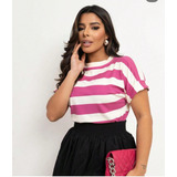 Blusa Feminina Manga Dobrada