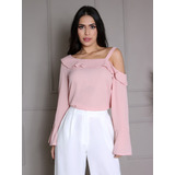 Blusa Feminina Manga Flare
