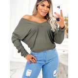 Blusa Feminina Manga Longa