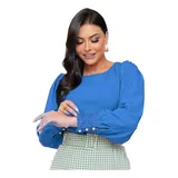 Blusa Feminina Manga Longa