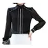 Blusa Feminina Manga Longa Chique Elegante Gola Babados