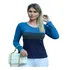 Blusa Feminina Manga Longa Colorida