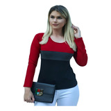 Blusa Feminina Manga Longa