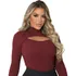 Blusa Feminina Manga Longa Comprida Básica Cacharrel Inverno