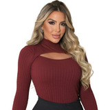 Blusa Feminina Manga Longa