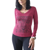 Blusa Feminina Manga Longa