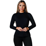 Blusa Feminina Manga Longa