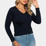 Blusa Feminina Manga Longa
