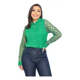 Blusa Feminina Manga Longa