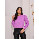 Blusa Feminina Manga Longa