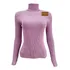 Blusa Feminina Manga Longa Segunda Pele Canelada Tricô