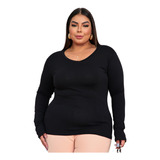 Blusa Feminina Manga Longa