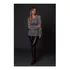Blusa Feminina Manga Longa Tricot Fio Metalizado Mamô Tam G 