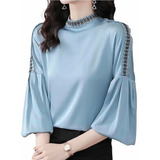 Blusa Feminina Manga Puff