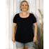 Blusa Feminina Moda Evangélica Plus Size Senhora Manga Curta