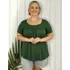 Blusa Feminina Moda Evangélica Plus Size Senhora Manga Curta