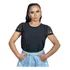 Blusa Feminina Plus Size C Detalhes Na Manga Tam M Até G3