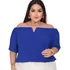 Blusa Feminina Plus Size Ciganinha Elegante Coloridas G1 G2