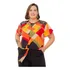 Blusa Feminina Plus Size Lançamento Casual Festa Elegante