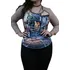 Blusa Feminina Plus Size Moda Maior Estampada Linda