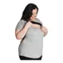 Blusa Feminina Plus Size Para Amamentar Em Viscolycra 3037