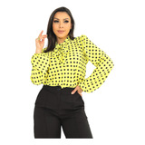 Blusa Feminina Poa Casual