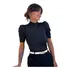 Blusa Feminina Princesa Gola Alta Manga Curta Lisa