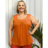 Blusa Feminina Regata Plus