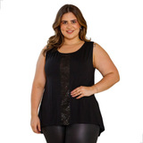 Blusa Feminina Regata Plus