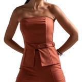 Blusa Feminina Sem Alca