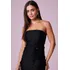 Blusa Feminina Sem Mangas Assimétrica Planet Girls Preto