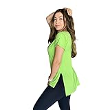 Blusa Feminina Sobre Legging Longa Tapa Bumbum Fitness Liso Camisa (verde, Gg)