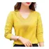 Blusa Feminina Social Elegante Manga Longa Brilho Tulle Goll