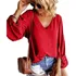 Blusa Feminina Social Manga Bufante Soltinha Decote Promoção